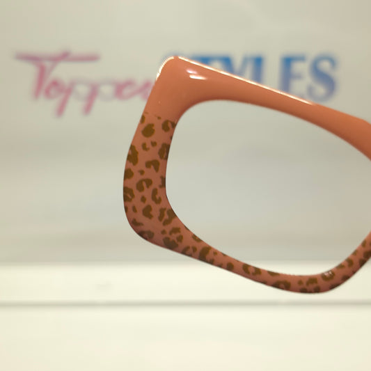 RTS Addison Melo Jeweled Leopard Spilt Pink