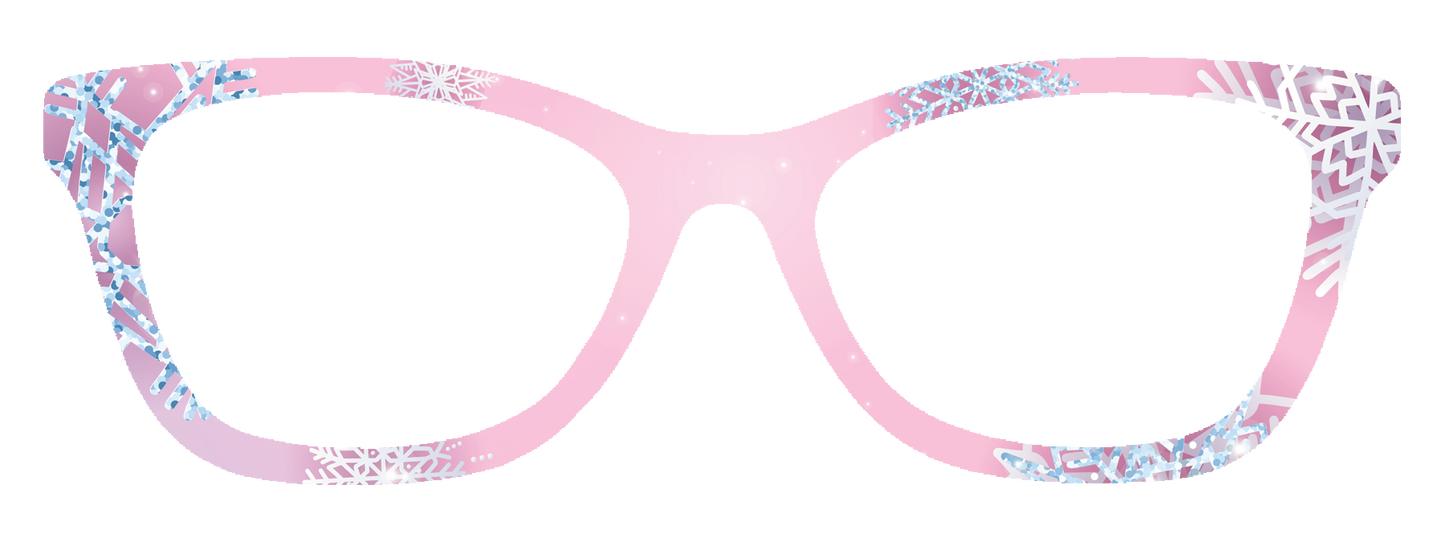 PINK & SILVER SNOWFLAKES #3065