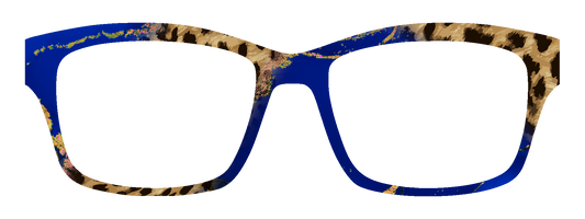 MARBLE CHEETAH MASHUP ROYAL BLUE #3110-MTO