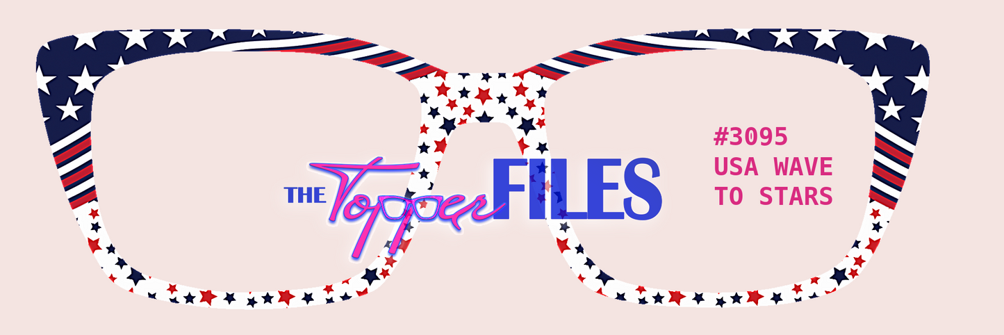 USA WAVE AND STARS #3095