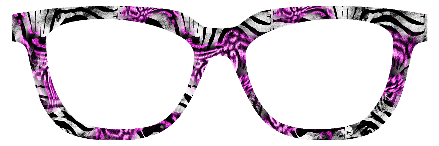 BRIGHT COLORED ANIMAL PRINT PURPLE #3085