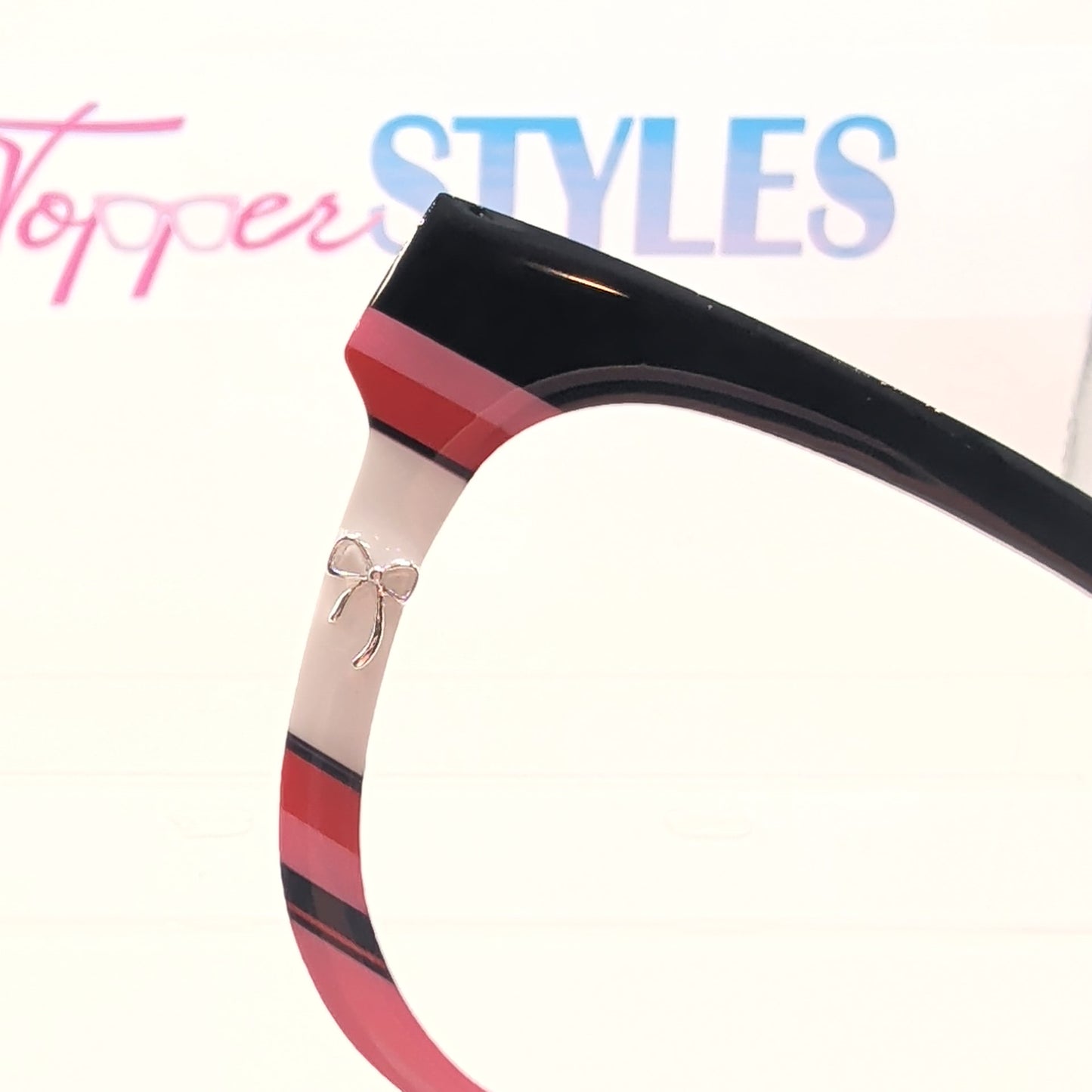 MURPHY Pink, Red, Black Stripes