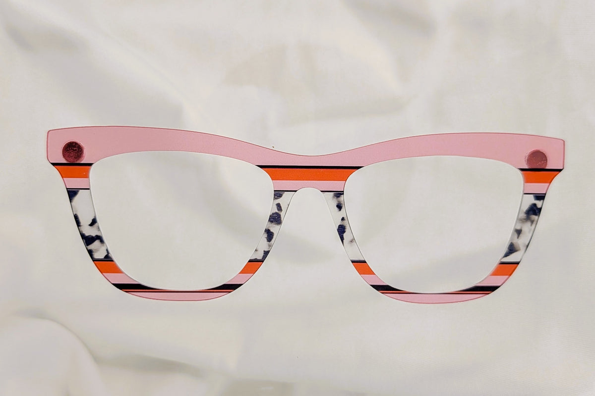 HARPER RED PINK STRIPE TORT RTS