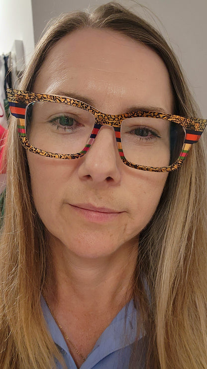 GUCCI STRIPES MULTI -RED #3097-MTO