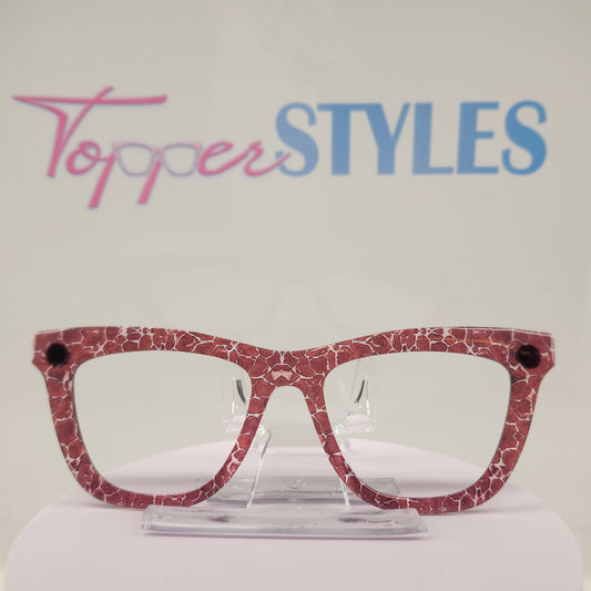 RTS HARPER GIRAFFE PRINT BURGUNDY