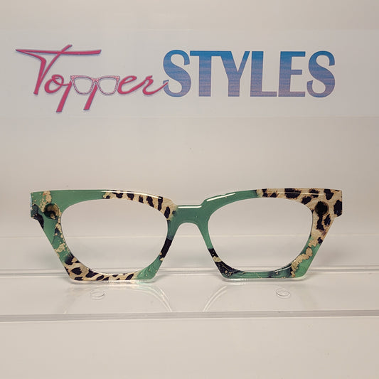 MARBLE CHEETAH MASHUP GREEN #3105 -MTO