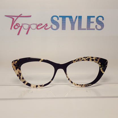 MARBLE CHEETAH MASHUP BLACK #3132 -MTO