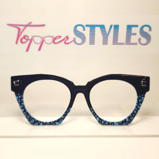 RTS Jeweled Leopard Spilt Blue - Zuri Case