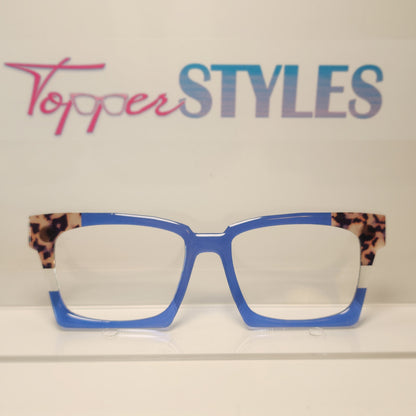 BLUE COLORBLOCK TORT EDGES #3147-MTO