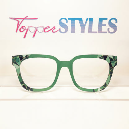 Art Deco Edges on Green #3150-MTO