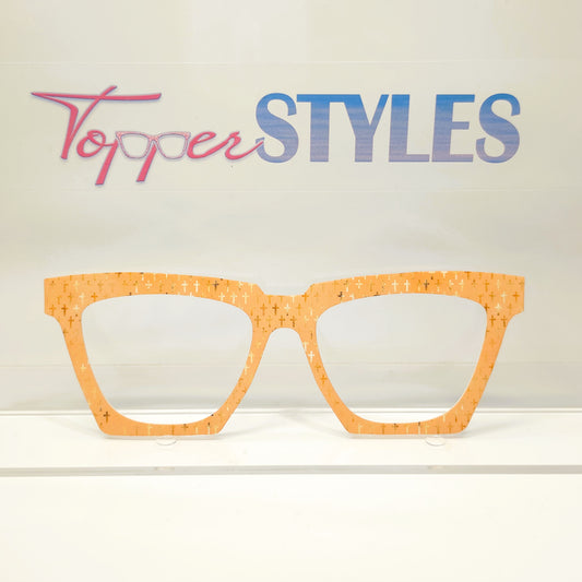 RTS Harper Case Crosses Peach Metallic #3153