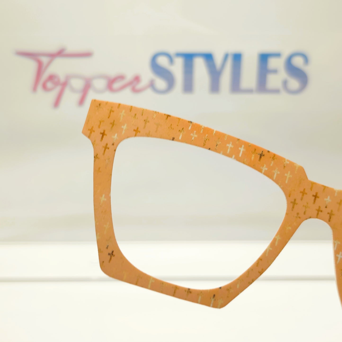 RTS Harper Case Crosses Peach Metallic #3153