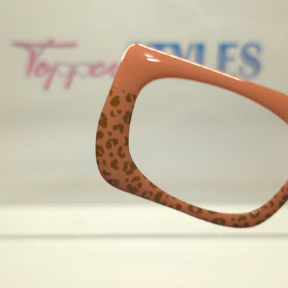 RTS Addison Melo Jeweled Leopard Spilt Pink