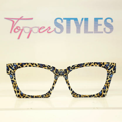 RTS WANDA CASE GOLDEN LEOPARD WITH BLUE #3003