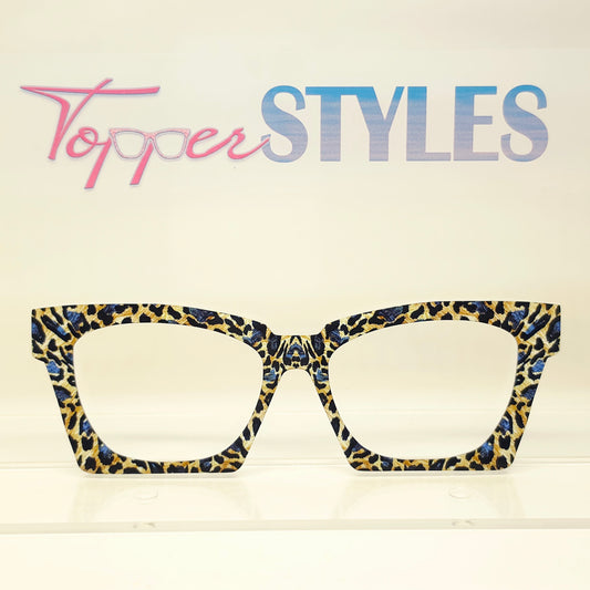 RTS WANDA CASE GOLDEN LEOPARD WITH BLUE #3003