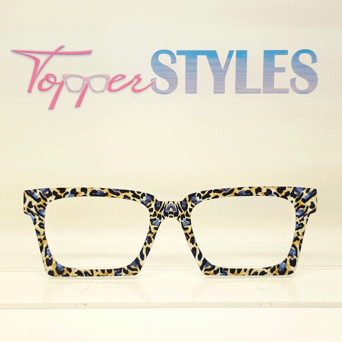 RTS LARKIN CASE GOLDEN LEOPARD WITH BLUE #3003