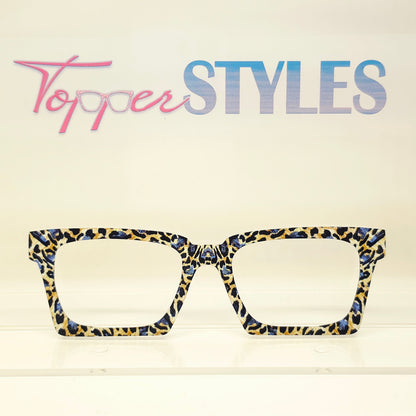 RTS LARKIN CASE GOLDEN LEOPARD WITH BLUE #3003