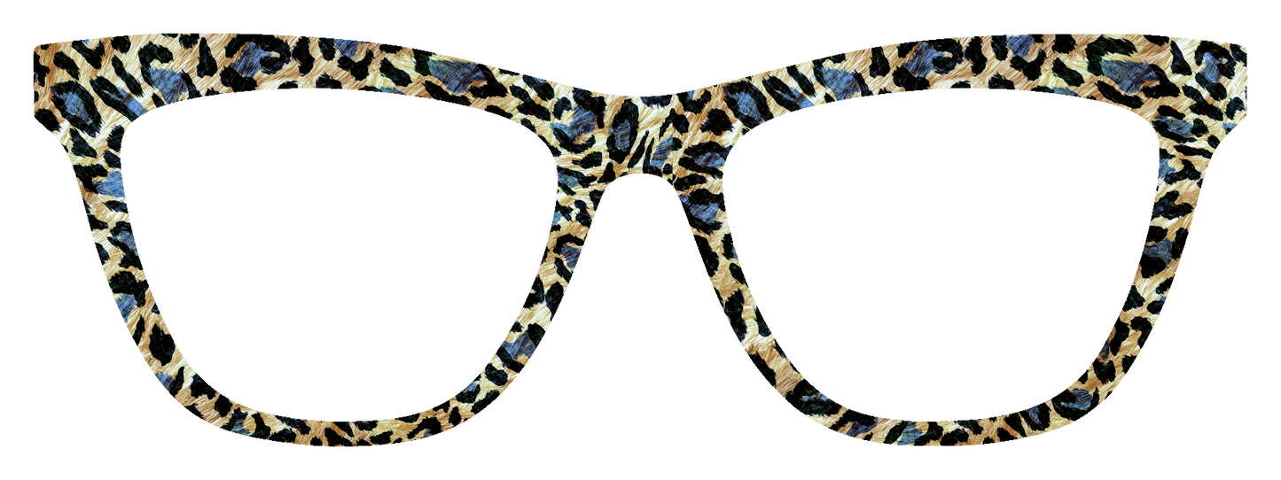 GOLDEN LEOPARD, BLUE #3003
