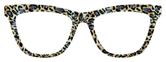 GOLDEN LEOPARD, BLUE #3003