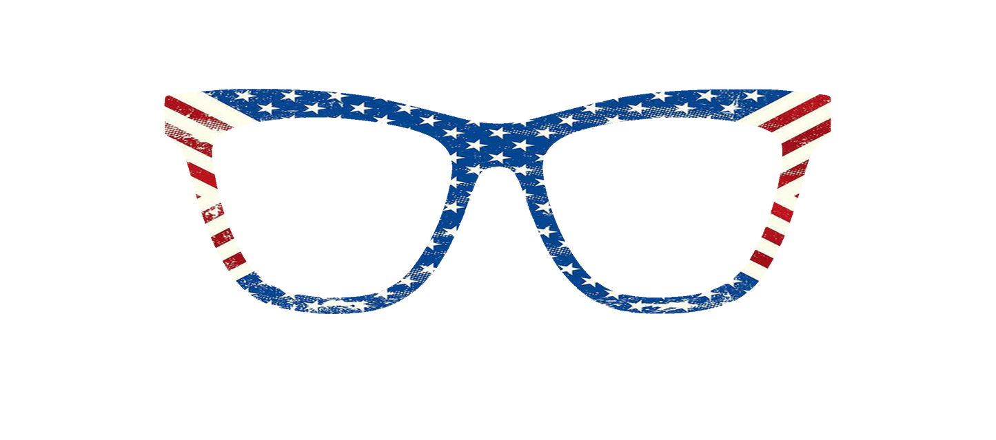 USA Flag on the Edge #3012