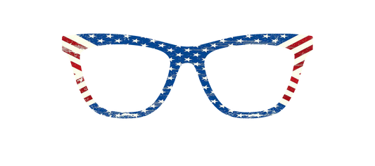 USA Flag on the Edge #3012