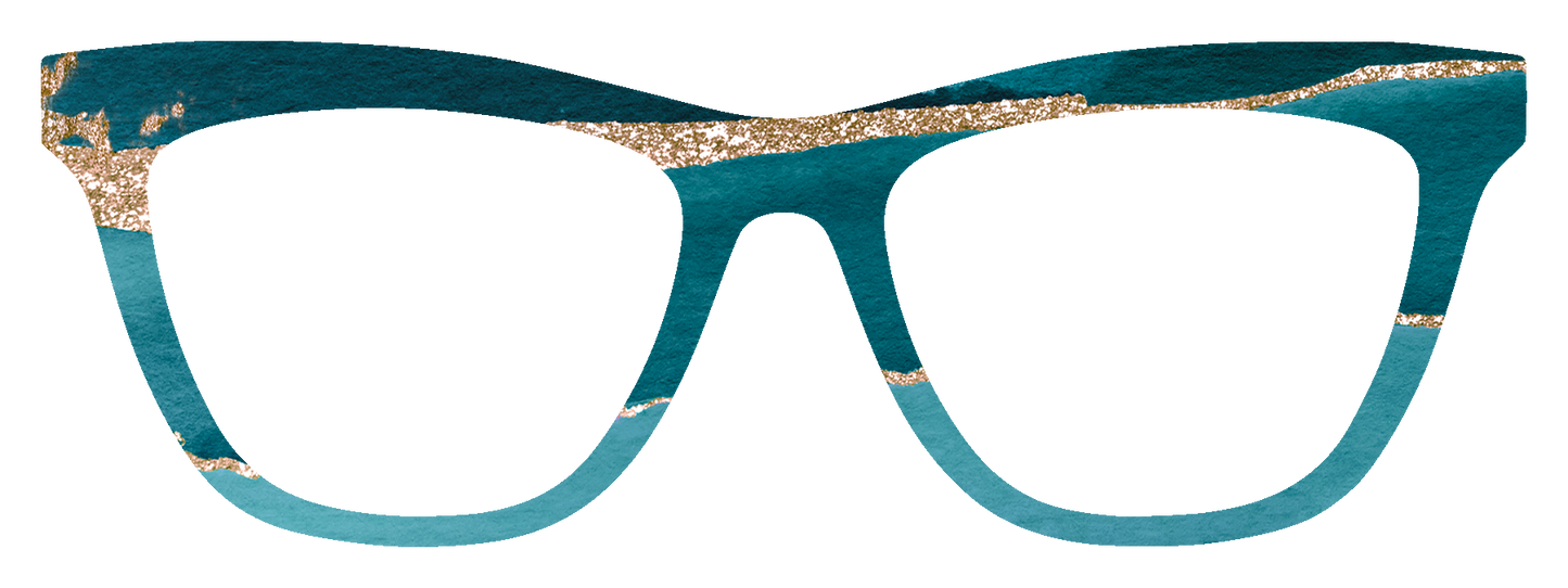 TORN LAYERS GRADIENT AQUA #3063