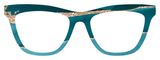 TORN LAYERS GRADIENT AQUA #3063