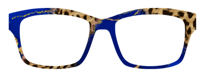 MARBLE CHEETAH MASHUP ROYAL BLUE #3110-MTO