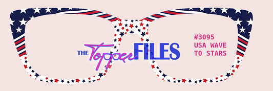 USA WAVE AND STARS #3095