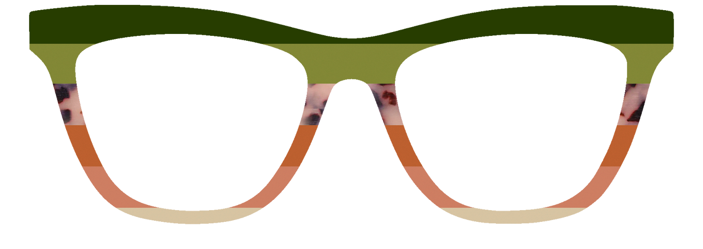Luxe Line Tort Collection in Green #3207-MTO