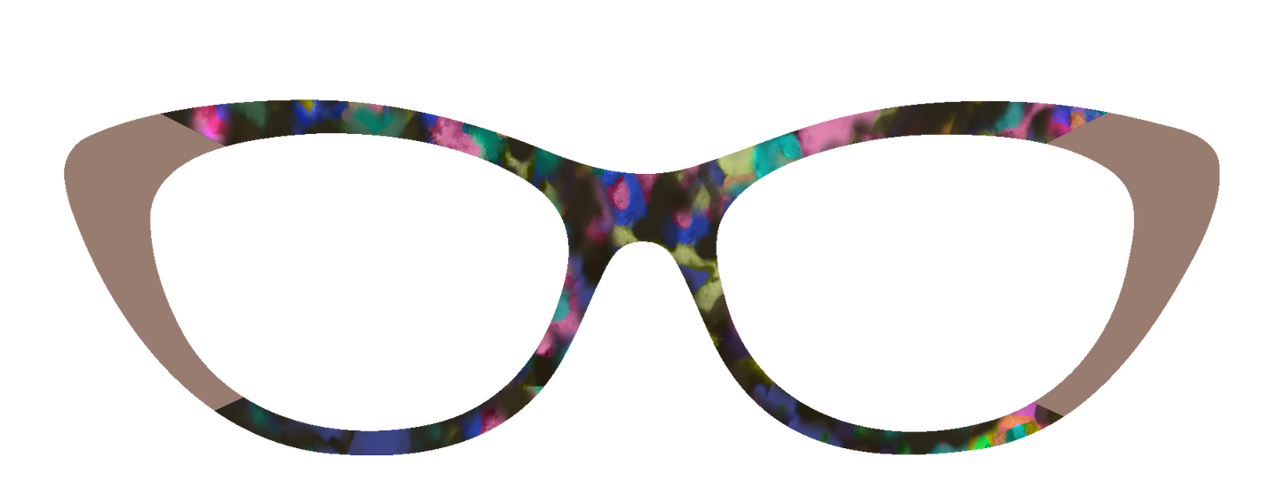 Tan Edge Colorful Tort #3140