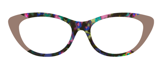 Tan Edge Colorful Tort #3140-MTO