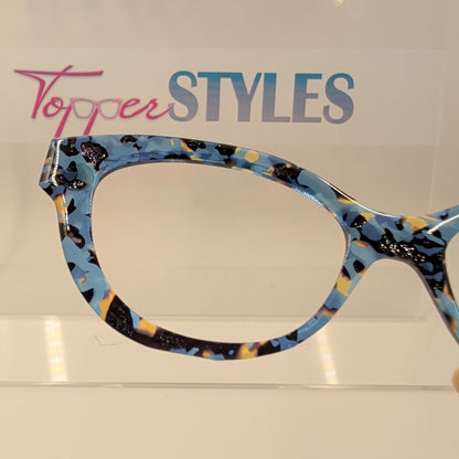 Ella Quin Brown and Blue Tort Bold #3157-RTS
