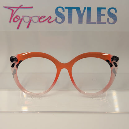 Red Double Fade w/Black Spotted Edges #3026-MTO