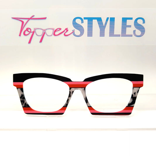 WANDA Case PINK & RED STRIPES AND TORT #3179-RTS