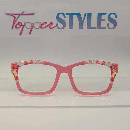 KIRBY PINK & RED FLORAL FADE #3183-RTS
