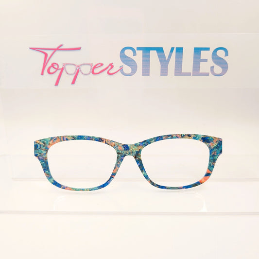 Abstraction Collection in Mint & Blue #3201-MTO