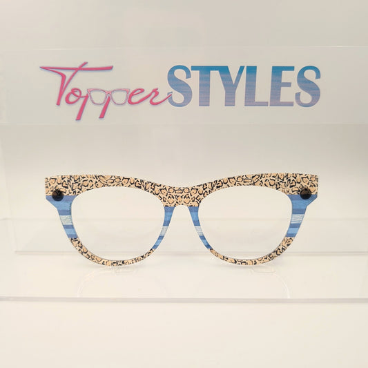 GUCCI STRIPES MULTI Blue #3099-MTO