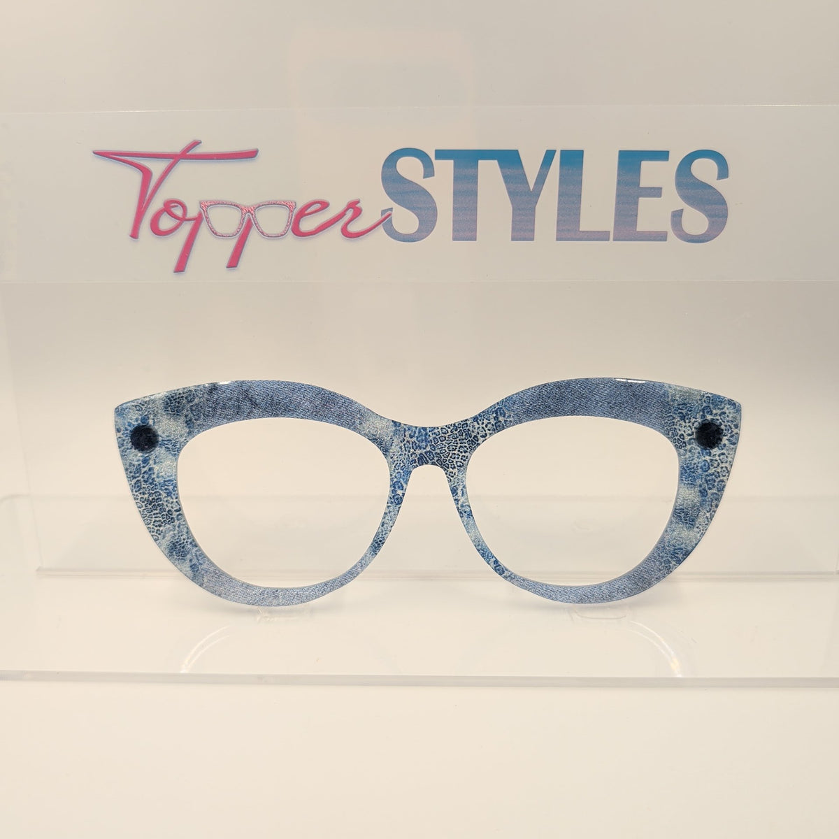 BROOK ZURI Leaopard Denim Shimmer