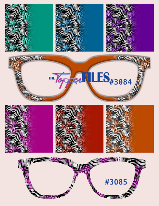 BRIGHT ANIMAL  VERTICAL FADE MAGENTA #3084